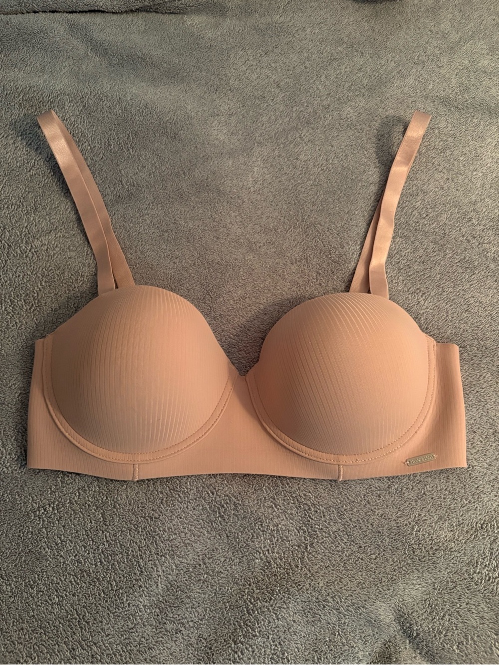 Nautica Intimates Bra 38C Light Pink Removable Straps Underwire Lightly Padded